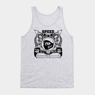 Formula One Speed Racing Tank Top